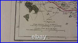 VERY NICE, ANTIQUE Hand Colored map of Artois, France P. Tardieu, c. 1790