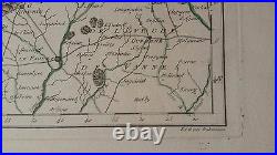 VERY NICE, ANTIQUE Hand Colored map of Britain P. Tardieu, c. 1790