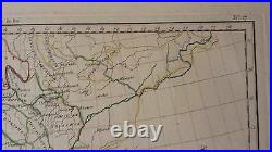 VERY NICE, ANTIQUE Hand Colored map of Russia, South. Part P. Tardieu, c. 1790