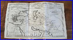 VERY NICE, Antique French Map of the Alexandre Empire, Circa 1735