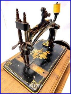 VERY NICE Antique sewing machine HURTU et HAUTIN P6 circa 1890 FRANCE