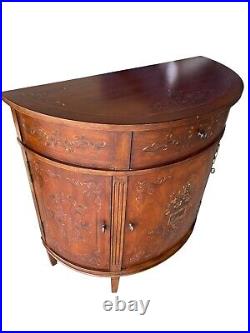 VERY NICE ETHAN ALLEN Demi Lune Tuscany Server Sideboard Console