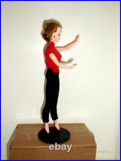 VERY NICE Vintage Bild Lilli Hong Kong Doll 11.5 tall with round lilli stand