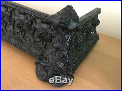 VICTORIAN CAST IRON FIREPLACE FENDER VERY NICE CONDITION 42 (107cm) LONG