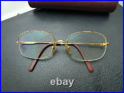 VINTAGE cartier eyeglasses 55-18 size very nice condition