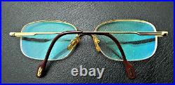 VINTAGE cartier eyeglasses 55-18 size very nice condition