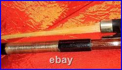 Very Fine & Rare Antique Silver Bound Violin Bow Stamped GERMANY under frog Nice