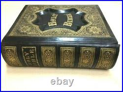 Very Large, Antique, 1872 HOLY BIBLE, In Excellent 148 Year Old Condition NICE