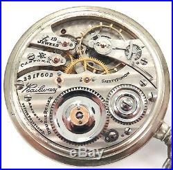 Very Nice / 1915 Hampden Railway Grade 16s 19j 5 Adj Pocket Watch