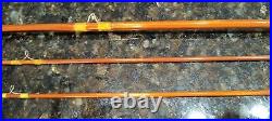 Very Nice 7.5' 2/2 Montague Rapidan Bamboo Fly Fishing Rod- Vintage