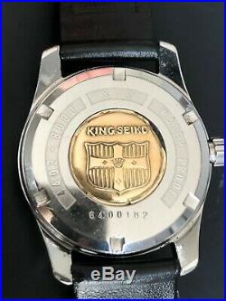 Very Nice And Rare Vintage 1966 King Seiko 4402-8000 Hand-rolled Gold Medallion