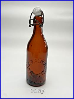 Very Nice! Antique Bottle/K. R. ALPERT, SYRACUSE, NY. BEER WITH STOPPER
