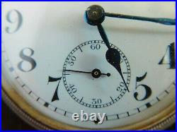 Very Nice Antique English Sterling Silver Mounted Clock