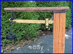 Very Nice Antique Fairbanks Platform Scale Vintage With Weights