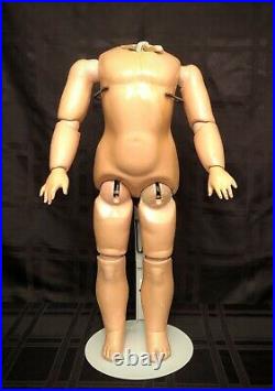 Very Nice Antique German Ball Jointed Doll Body for Bisque Head