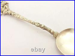 Very Nice Antique Jerusalem Souvenir Silver Spoon 11.35 Grams