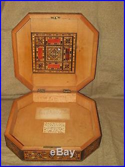 Very Nice Antique Middle Eastern Inlaid Box Asian Oriental
