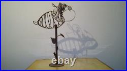 Very Nice Antique Modernist Abstract Vintage Metal Bumblebee Sculpture 21 Tall