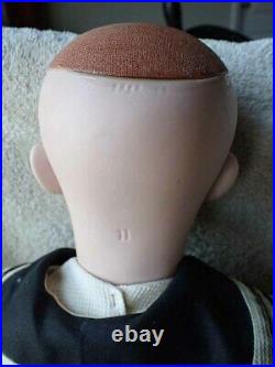 Very Nice Bisque Head Closed Mouth Reproduction Antique Doll 23