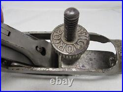 Very Nice Clean Nickel-Plated Stanley Victor #20 Compass Plane Pat. 7-24-88