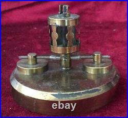 Very Nice Early Disk 400 Day, Torsion, Anniversary Clock