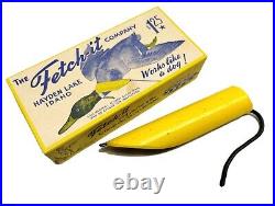 Very Nice In The Box Vintage THE FETCH-IT Duck Retreiver Made in Haden Lake, ID