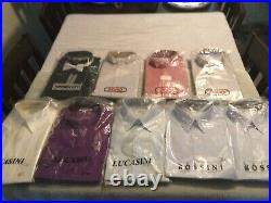 Very Nice Large Lot of 18 Vintage Mens Dress Shirts, NOS, Mostly Sealed. Wow