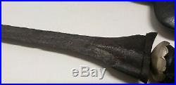 Very Nice Old Antique Keris Kris Sword 12 Straight Blade with Wood Sheath