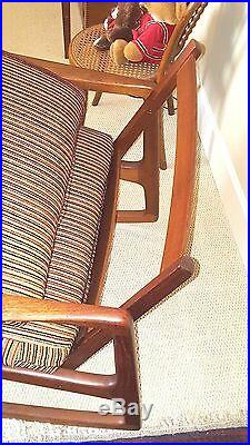 Very Nice Ole Wanscher Rocking Chair John Stuart Signed Both Ways