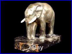 Very Nice Original Art Deco Elephant By French Artist Marcel Bouraine