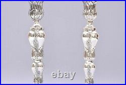 Very Nice Pair Of Sterling Silver Candlesticks