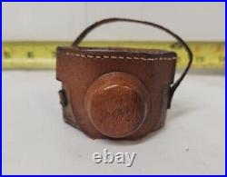 Very Nice Rare Antique Snappy 14x14 25mm. Spy Camera with Leather Case (SC)