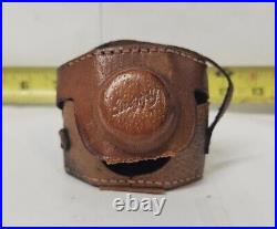 Very Nice Rare Antique Snappy 14x14 25mm. Spy Camera with Leather Case (SC)