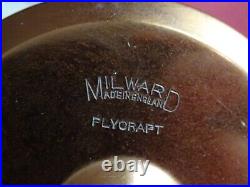Very Nice Vintage 3 1/8 Milwards Flycraft Trout Fly Reel In Rare Copper Finish