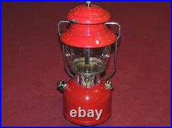 Very Nice Vintage Coleman 200A Lantern, Burgundy Maroon, 5 of 1962, Overhauled
