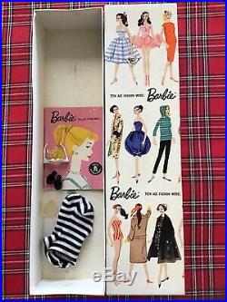 Very Nice! Vintage STOCK No. 850 BLONDE R Box For #1, #2 or #3 Barbie