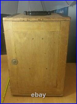 Very Nice Vintage To Antique Survey Transit In It's Wooden Box