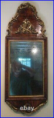 Very Nice and Attractive Gilt Decorated Mirror, Northwest European, circa 1740