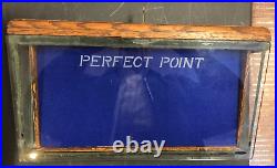 Very Rare Perfect Point Fountain Pen Case With Pull Out Drawer Nice Glass Case