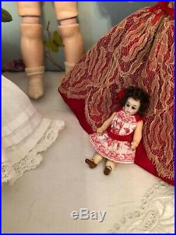 Very nice Antique Simon&Halbig K R 13 inch DOLL with Miniature 3 inch Doll
