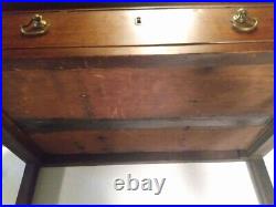 Very nice antique one drawer work table with original finish! Circa 1890