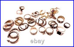 Very nice lot of sterling silver wearable jewelry resale scrap
