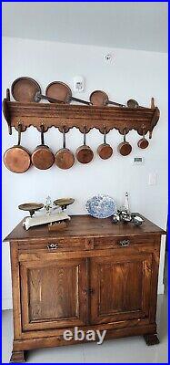 Very nice low wooden buffet furniture, rare