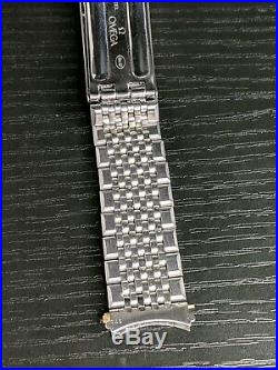 Very nice vintage 1960s Omega 1037 Beads of Rice bracelet STAINLESS STEEL 9 row