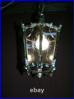 Very nice vintage French hall light chandelier A real beauty