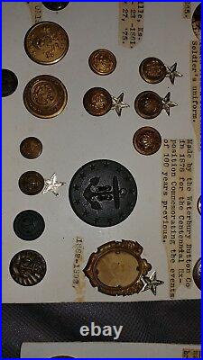 Very rare Presidential antique buttons Abraham Lincoln. Nice collection