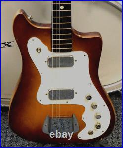 Vintage 1961 Kay Vanguard K102 Double Pickup Electric Guitar! VERY NICE