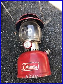 Vintage 1964 Red Coleman Model 200A Lantern Very Nice Single Mantle Coleman Rare