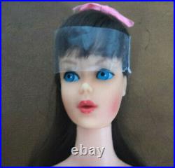 Vintage 1969 Standard Barbie Dk. Brown Hair Iin Original Box Very Nice