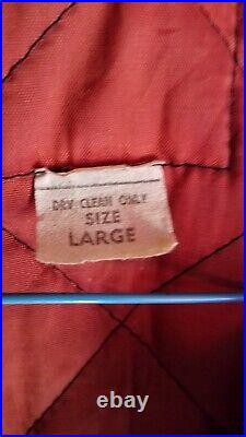 Vintage 1976 Bob Seger Night Moves Tour Jacket Size LARGE very nice